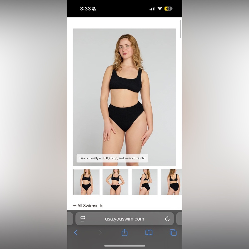 Youswim high waisted bathing suit brand